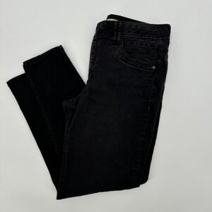 Democracy Jeans Womens 12 Black Ab Technology Skinny Jegging Stretch Denim
